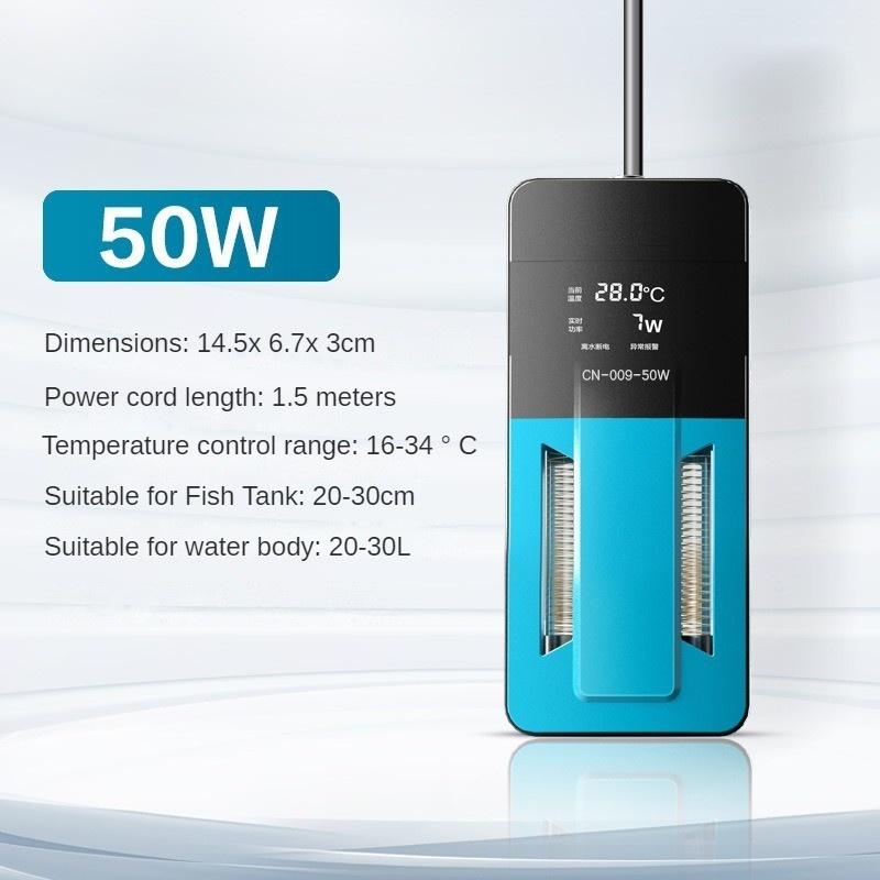 

Automatic Constant Temperature Heater Small Explosion-proof Heating Device Fish Tank Intelligent Electronic Heating Rod