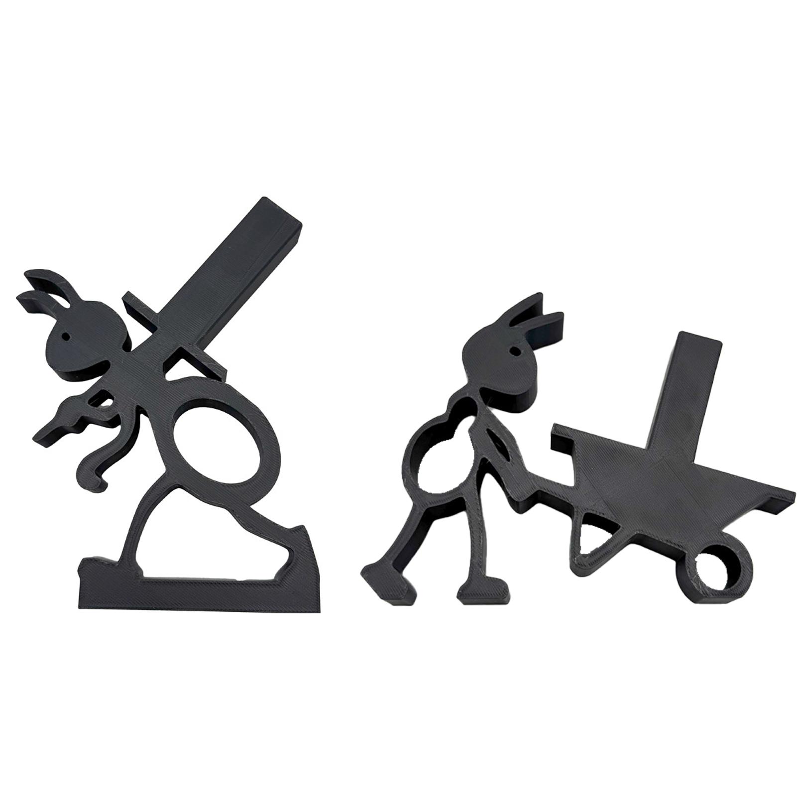 2PCS/SET Cute Simple Animal Tissue Holder -Minimalist And Practical Paper Roll Holder An Ideal Creative For Holiday Gift Idea