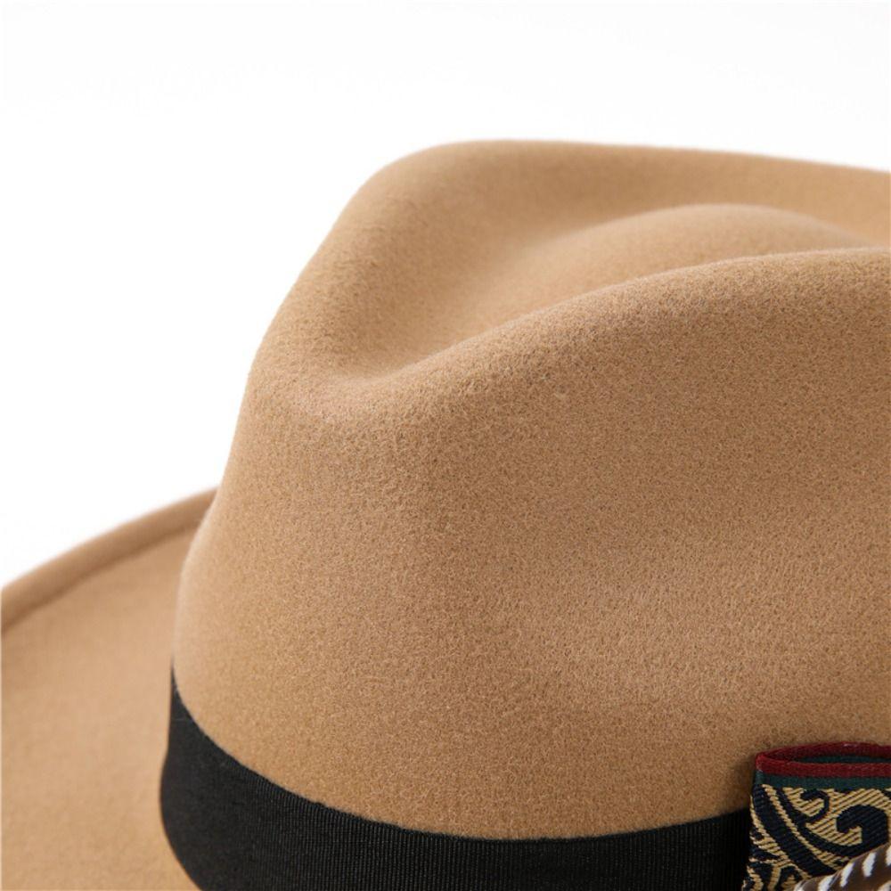 Dress Up Topper Hat Panama Jazz Hat Retro Bucket Hat Costume Accessories