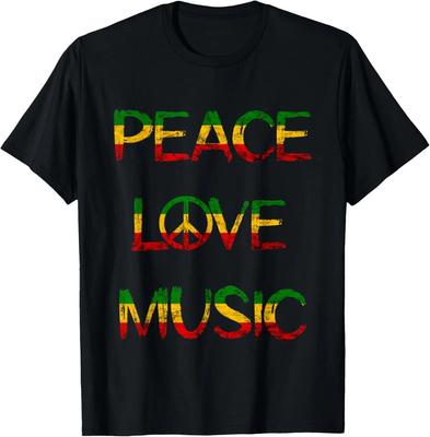 Rastafari Wurzeln Liebe Frieden Musik Rasta Reggae Reggae Stolz T-Shirt