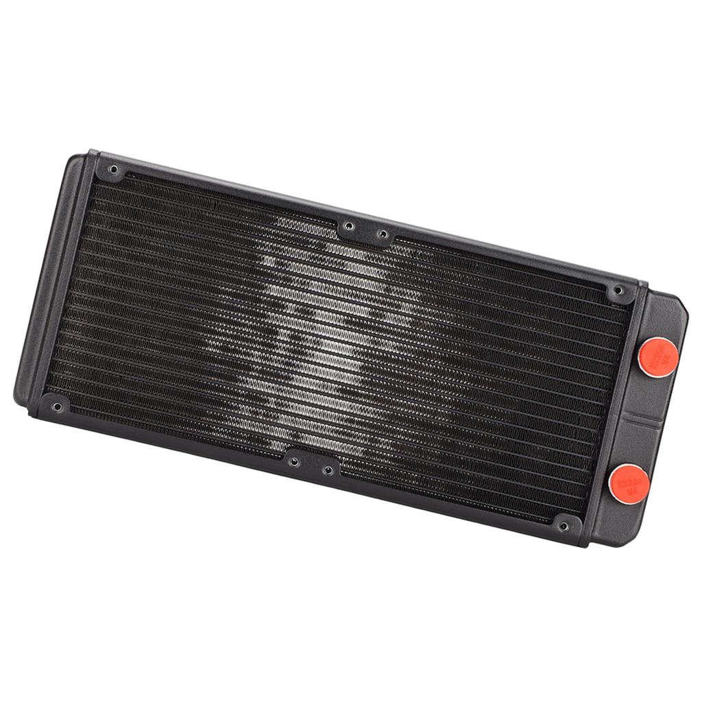 Chłodnica Wodna 18 Rurek Test Ciśnieniowy 1bar Chłodzenie Wodne CPU z Gwintem G1 4 do Montażu Wentylatora 12cm