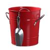 Mini Metal Ice Bucket with Lid & Scoop (2-Pack)
