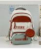 Schoolbag Korean version contrasting color splicing backpack 1011 new fashion and light travel backpack casual tooling style school bag