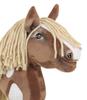 Hobby Horse Premium Small Stick Horse - Western III Bay with Light Mane A4
