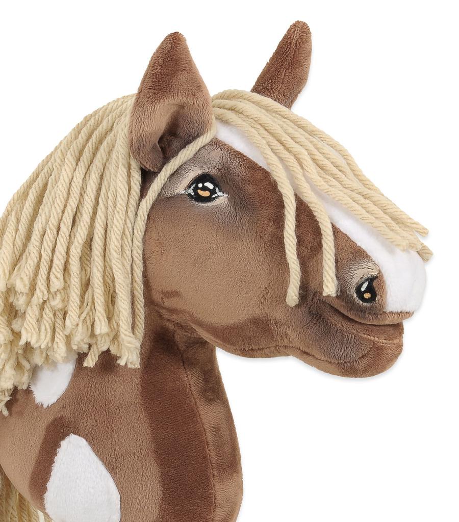 Hobby Horse Premium Small Stick Horse - Western III Bay with Light Mane A4