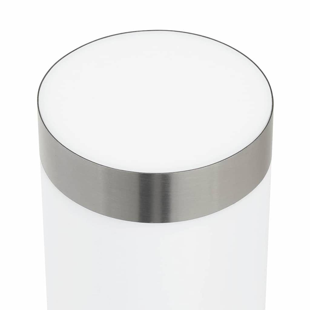 Outdoor Wall Lamp Silver 15 x 7.5 x 33 cm Stainless Steel and Plastic