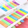 M&G 100PCS Transparent Colorful Memo Pads with Index Creative Sticky Notes Self-Adhesive Office School Stationery Supplies