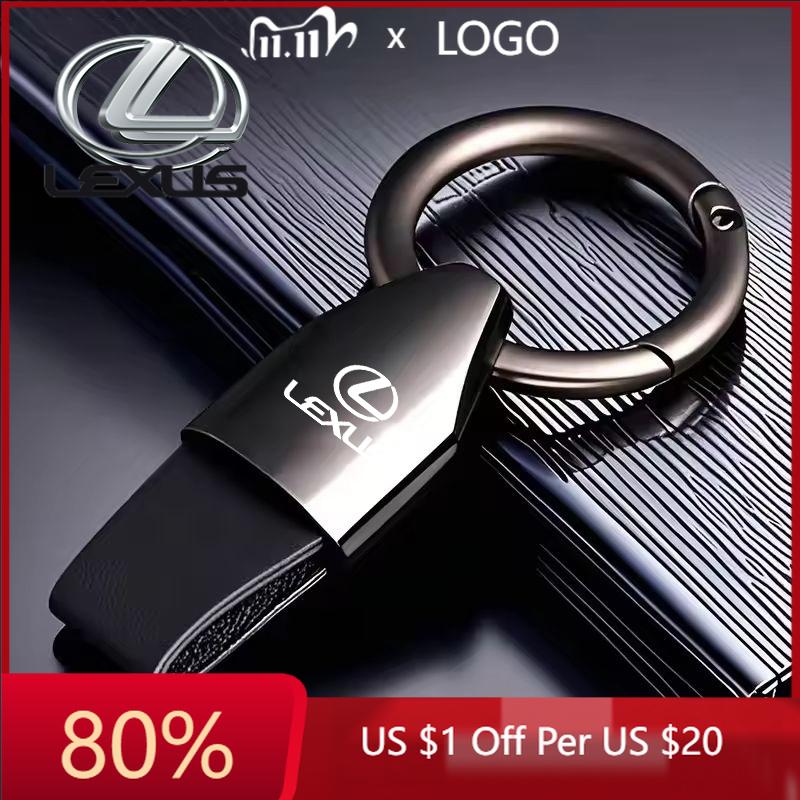 2026 Hot Interior Stickers Car Logo High Grade Leather Keychain Accessories For Lexus F SPORT IS250 IS200 CT200h GS300 LS430 RX4