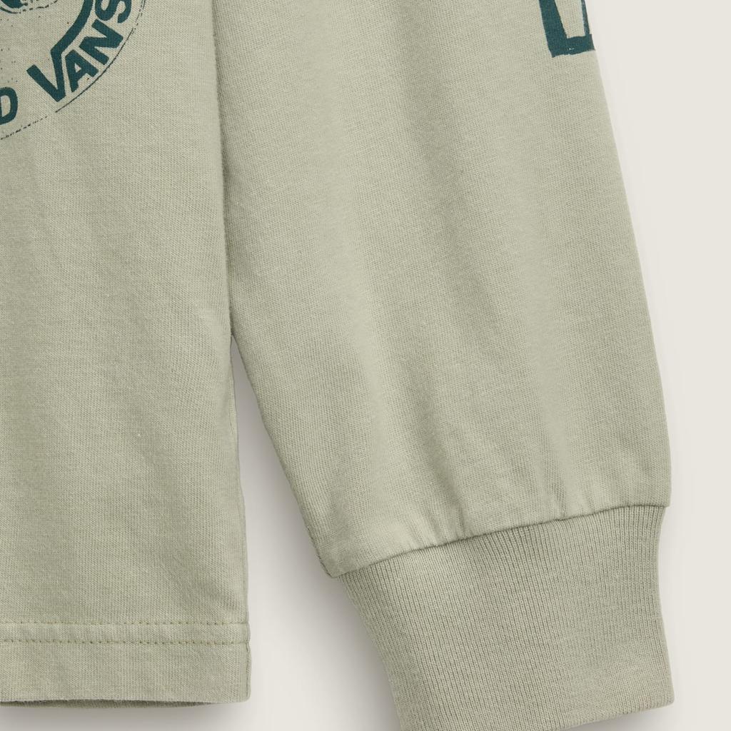 Vans Letter Logo Print Loose Fit Long Sleeve T-Shirt Men Tops VN000SRCFSG