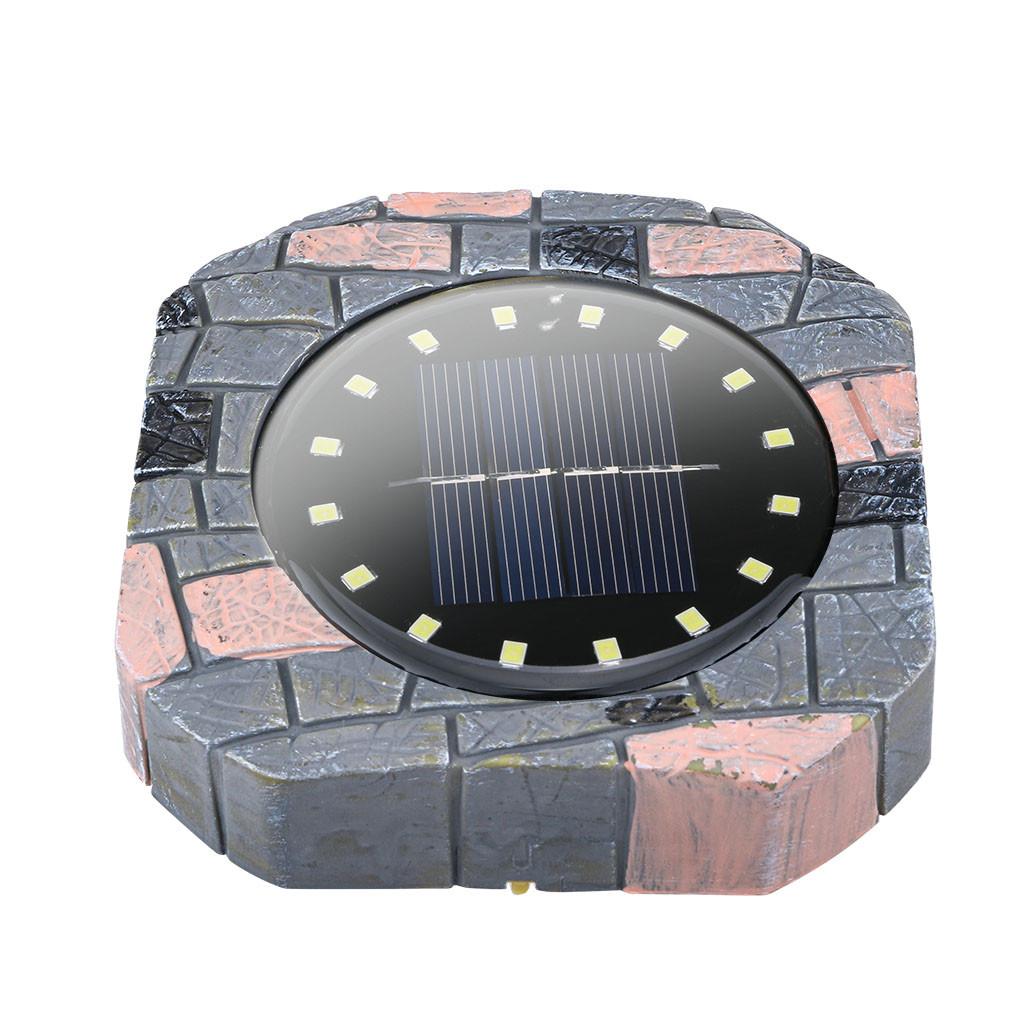 1PC LEDSolarLightsUndergroundBuriedGardenRoadwayOutdoorWallLamp,16