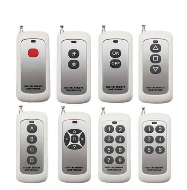 High-power 1000-meter  Intelligent Wireless Remote Control Long Range One Button Wireless Remote Control 2 4CH 6 8 Channel RF remote control