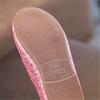 Girls Princess Shoes Spring Autumn Baby Soft Sole Dance Ballet Flats Three Color Kids Pink Bling Cute Footwear 26-35