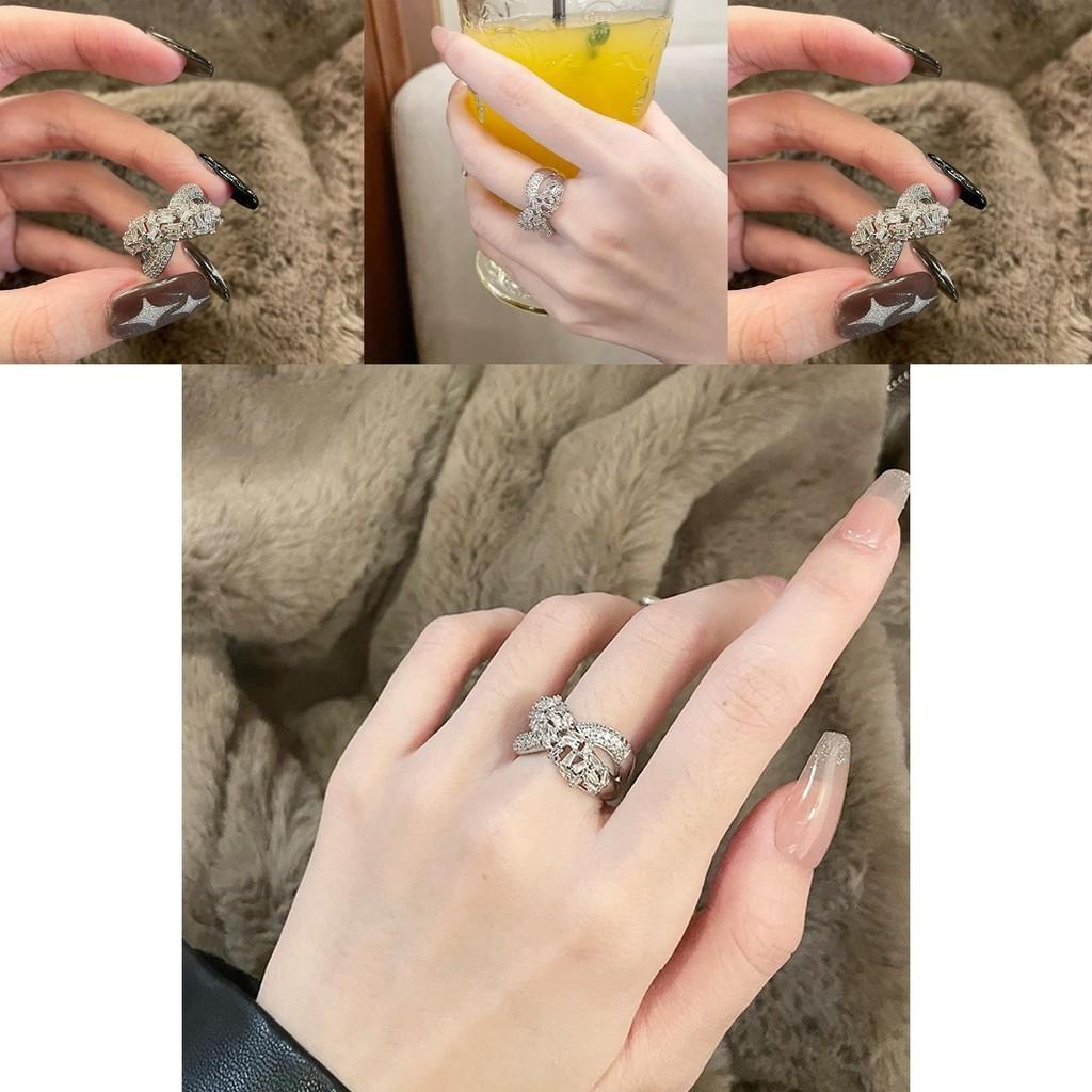 Silver Stylish Copper Ring For Women With Unique Geometric Shape And Flair Vintage