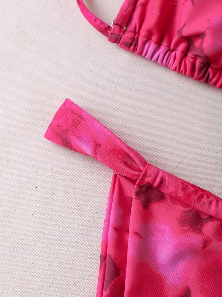 2025 Cross-Border European & American Sexy Print Bikini Swimsuit for Women