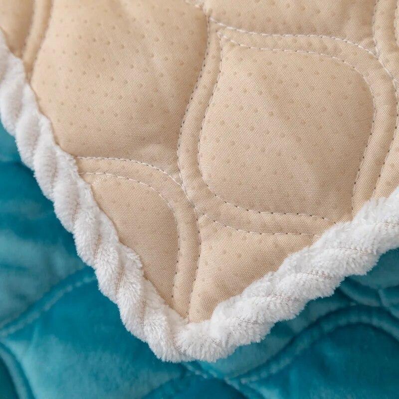 Nuovo Cuscino per Divano in Peluche Semplice Moderno Universale Quattro Stagioni Antiscivolo Fodera Cuscino Panno Asciugamano Inverno