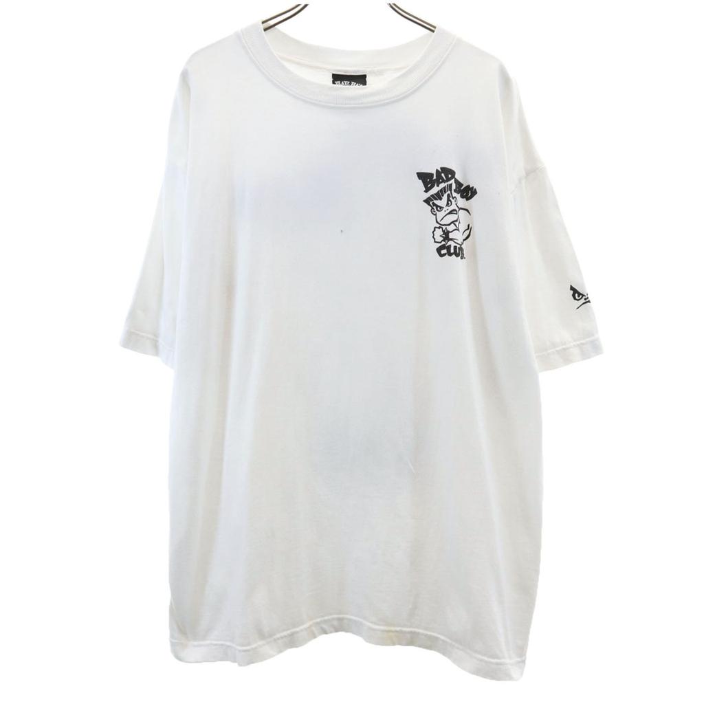 BADBOY CLUB Back print Short sleeve T-shirt M White Men's Used