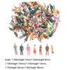 Decorations Mixed Color Pose Train Scenery Model Building Passengers DIY Character People Figures
