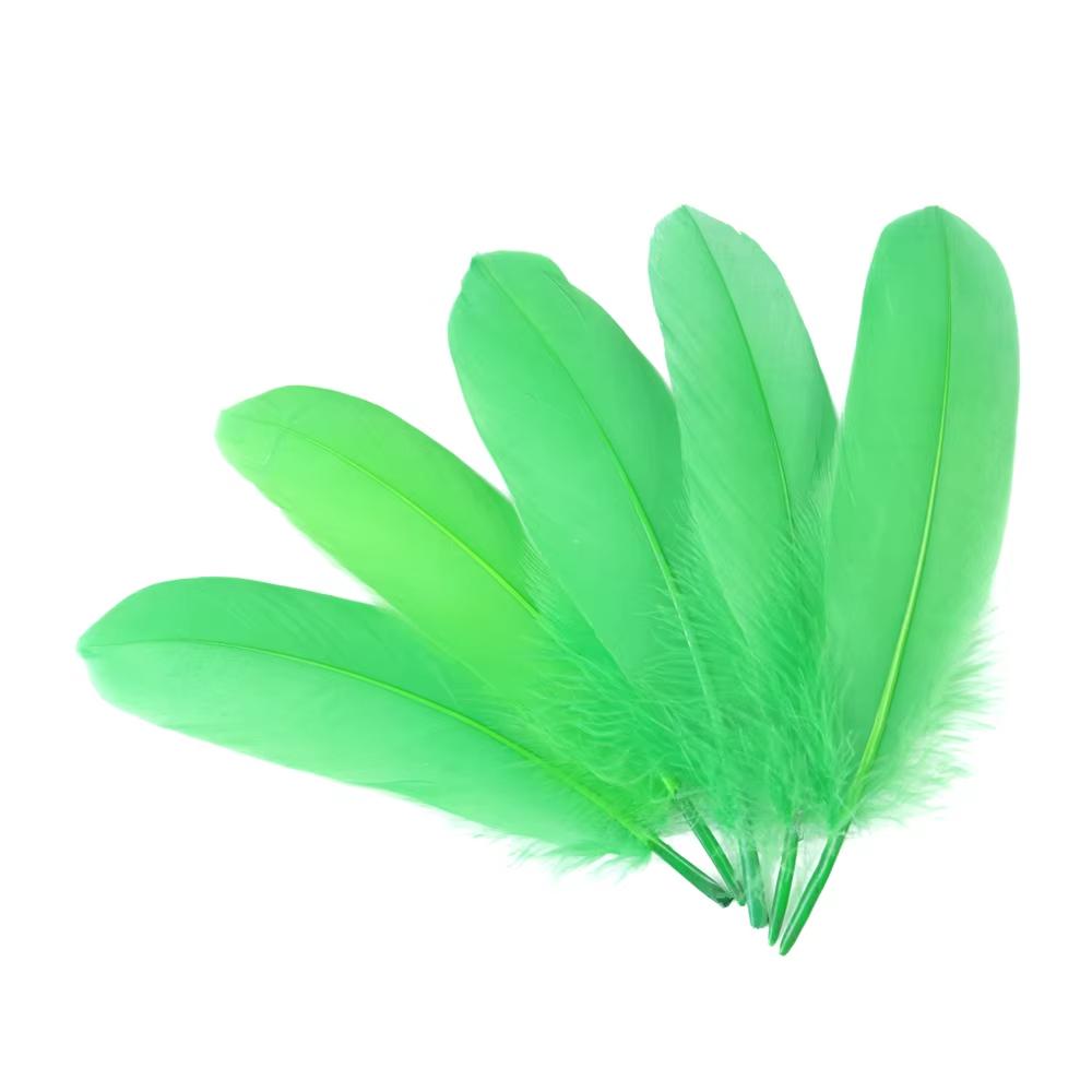 Premium White Swan Goose Feathers 15-20cm 50PCS/Lot 28 Colors for Jewelry Making Wedding Decor Crafts DIY Feather Accessories