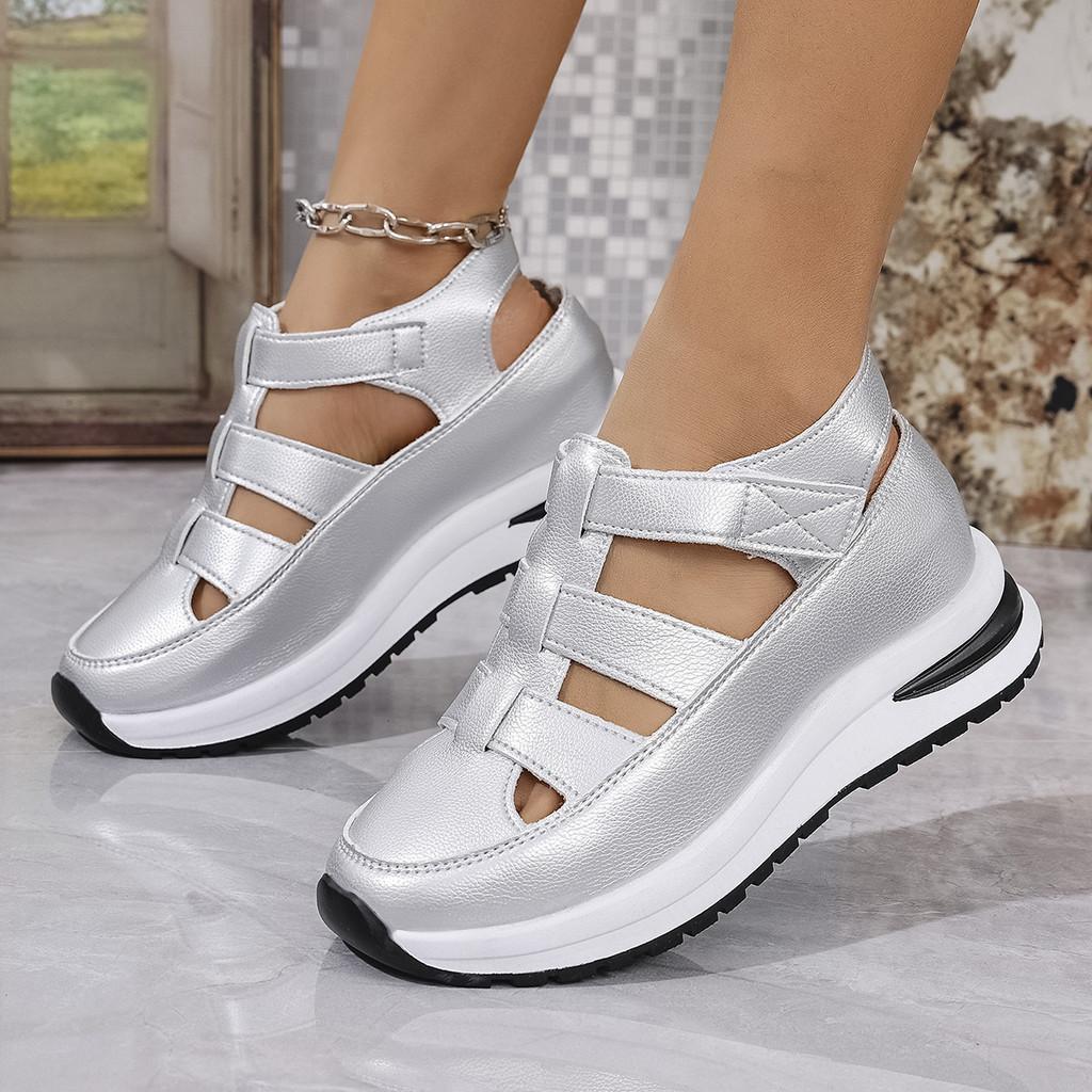 Casual Womens Summer Platform Sandals With Thick Rubber Sole For Comfortable Walks