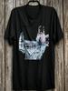 Vintage TShirt Unisex Rock Band Album Graphic Short Sleeve Cotton Tee Unisex Retro Street Fashion Casual T Shirts
