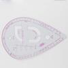 6x Clear Plastic French Curve Ruler For Sewing Tailor Measure Good Flexibility Sewing French Curve