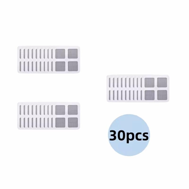 20Pcs Disposable Floor Drain Sticker Sink Drain Hair Filtration Blocker Shower Drain Hair Catcher Cover Bathtub Mesh Filtration Sticker