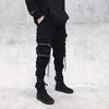 Herren Koreanischer Stil Lockerer Cargo Overall: Trendige amerikanische Streetwear mit Bündchen-Hiphop-Design