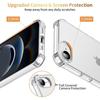 Coque pour iPhone 16e - Protection Silicone Renforcé Antichoc Transparent + 2 Verres Trempés