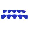 10pcs Urinal Screen Deodorizers Triangle Anti Splash Deodorizer Scented Urinal Screen Mat for Restroom Blue