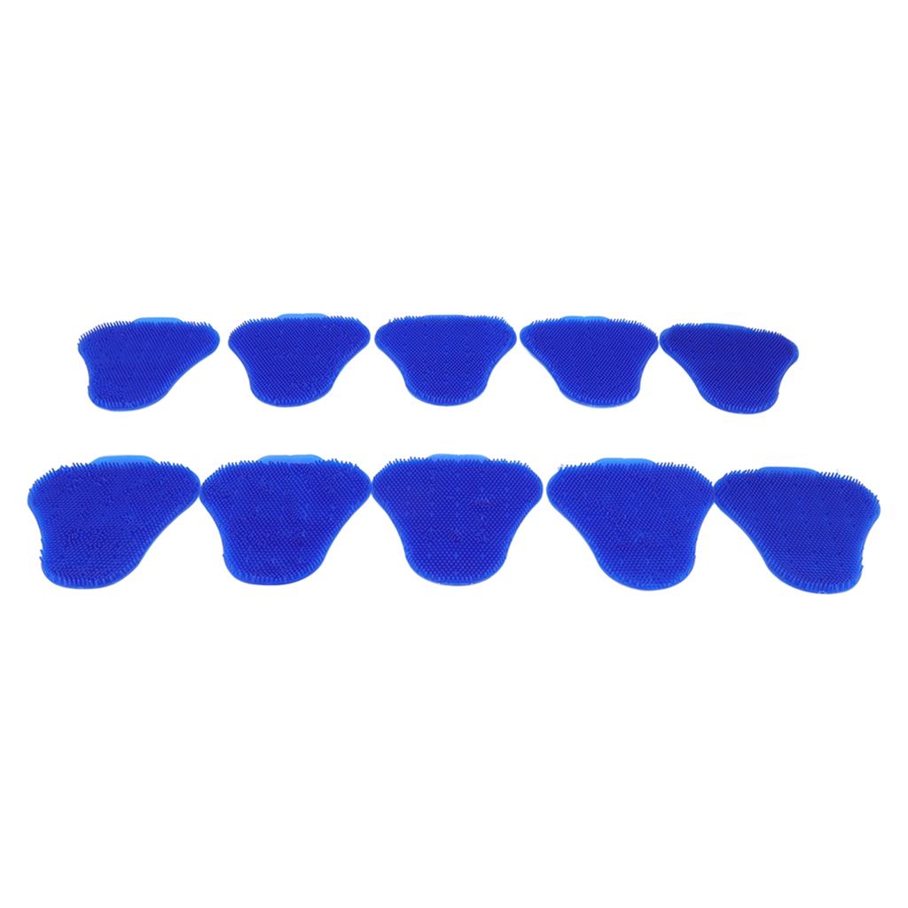 10pcs Urinal Screen Deodorizers Triangle Anti Splash Deodorizer Scented Urinal Screen Mat for Restroom Blue