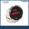 New KUS 52mm Digital Hour Meter 9-32VDC LCD Hourmeter Waterproof  Time Gauge for Auto Boat with Red/Yellow Available Backlight