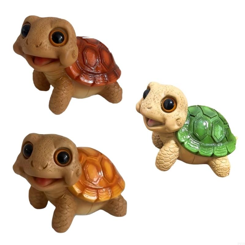Figurines Tortues en Résine Statues Tortues Réalistes Sculptures Animales Ornement de Jardin Objets de Collection Cadeau, Décorations pour Maison Jardin