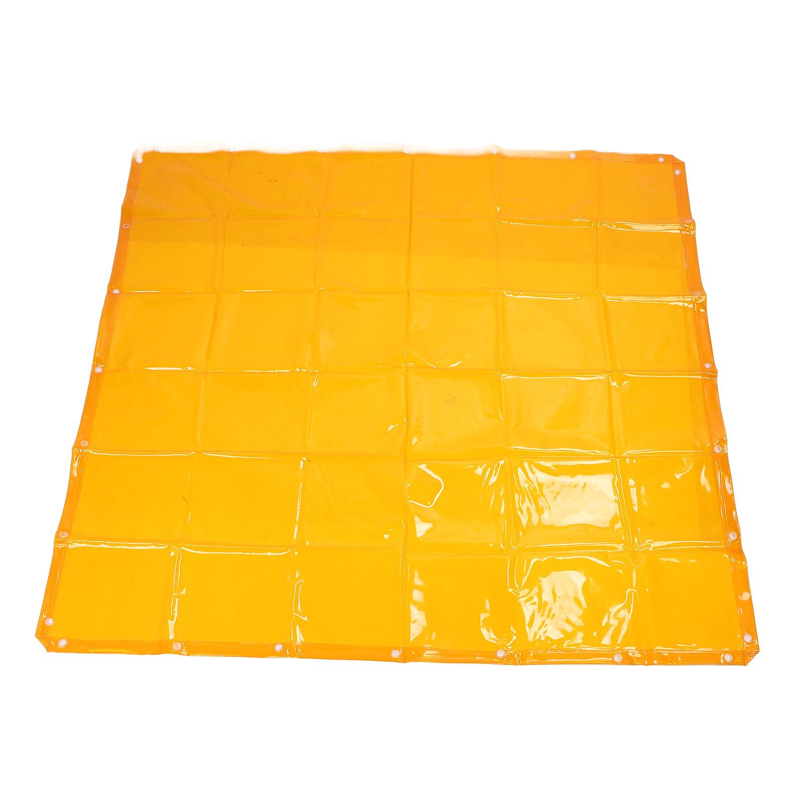 

Сварочный экран-занавес 5.7x5.7FT огнестойкий 6 класс УФ-защитный сварочный экран-защита оранжевый