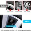 4PCS Christmas Terror Night Aluminum Alloy Valve Cover Car Valve Aluminum Decoration Bicycle Valve Core Tire Valve Decoration