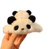 Cute Large Plush Panda Hair Clip for Women - Claw Clip Style for Autumn & Winter