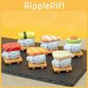 Entzückende koreanische Molang Bunny Mini-Puppe Niedliche Sushi-Bunny-Figur Souvenir PVC-Material 7 cm Höhe