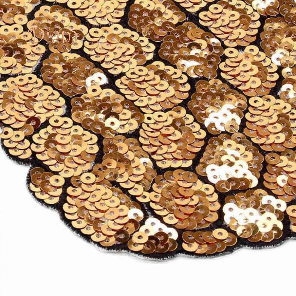 Lachepper Ananas-Aufnäher, bestickt, zum Aufbügeln, Pailletten, DIY-Kleidung, Applikation, Aufkleber, Abzeichen, Zubehör