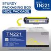 1 Pack TN221 Yellow Toner Cartridge High Yield Compatible TN221 Replacement for Brother HL-3140CW 3150CDN 3170CDW MFC-9130CW 9140CDN 9340CDW