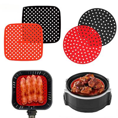 Silikon Hava Fritöz Astarı Yapışmaz Vapur Pedi Hava Fritöz Aksesuarı Mutfak Pişirme Astarı Pişirme Gereçleri Hava Fritöz Pişirme Kağıdı