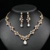 Elegant Rhinestone Jewelry Set Sparkling Crystal Bridal Necklace Bridal Accessories  Bridal Wear