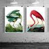 Leinwand Malerei Moderne Nordic Stil Landschaft Tier Poster und Drucke Flamingo Wand Bilder für Wohnzimmer Quadro Wohnkultur