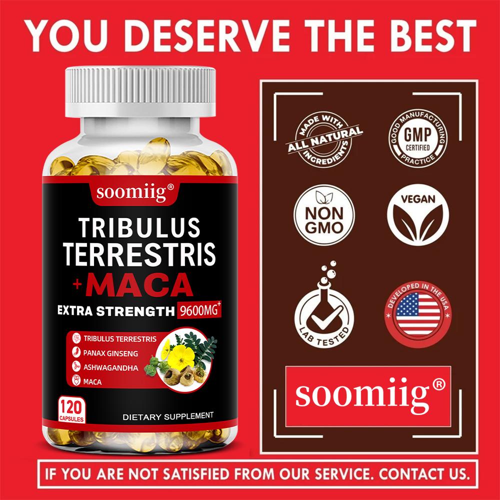 Radice di Maca (Da 20:1 Estratto) Integratore Vegetale 1400 Mg 120 Capsule Per Flacone