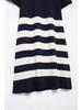 Autumn New Arrivals: Women's European and American Street Fashion Striped Knitted Short Dress