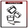 2Din Android Car-Play Car Radio,Honda Civic EJ EK EM 1995-2001,Multimedia Player Head Unit Stereo GPS Navigation BT WIFI,1+16GB