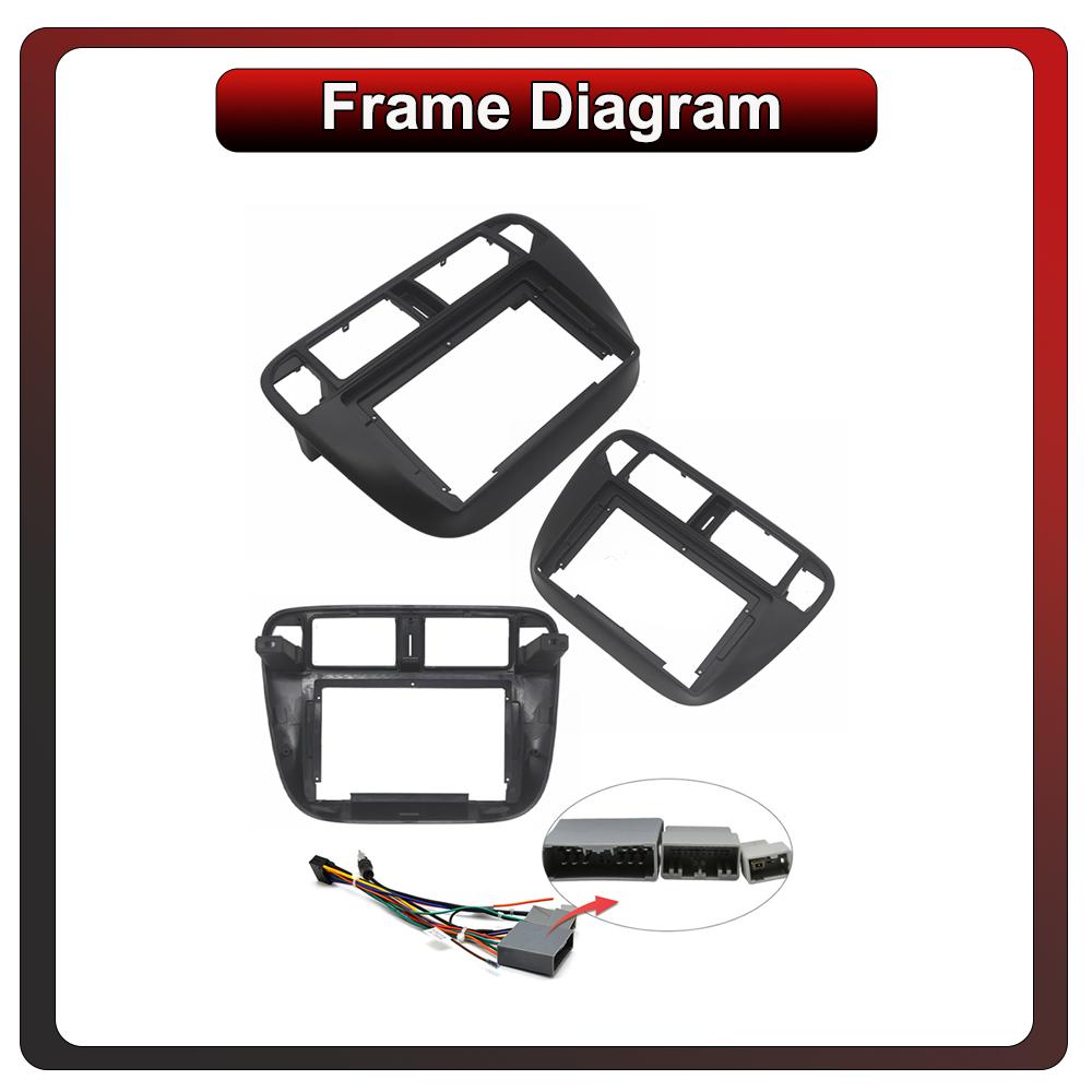 2Din Android Car-Play Car Radio,Honda Civic EJ EK EM 1995-2001,Multimedia Player Head Unit Stereo GPS Navigation BT WIFI,1+16GB