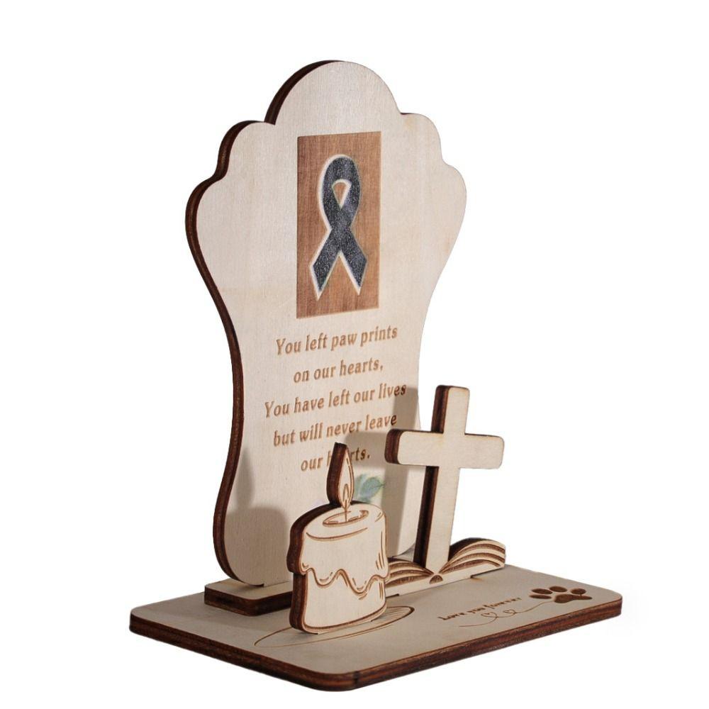 

Когда наступит завтра без меня Тема Подарки в память о питомце Дерево Высокое качество Подарки сочувствия и соболезнования Памятная табличка для питомца белый