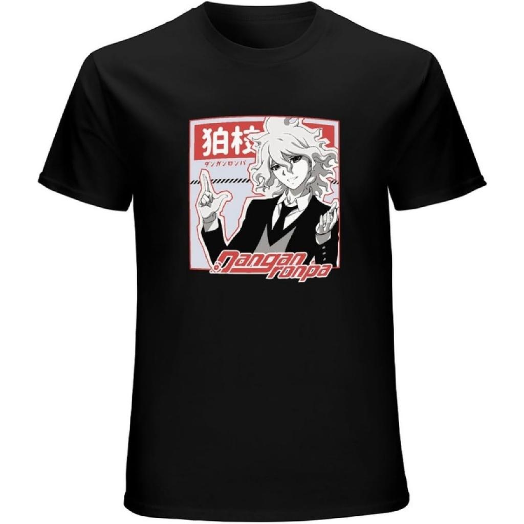 MAO KUAN Men's T Shirt Nagito Komaeda Unique Anime Video Game Short Sleeves