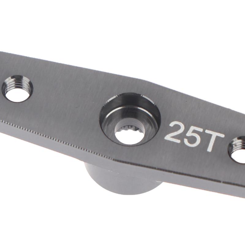 Aluminum Alloy Rc Servo Arm 25T Steering Servo Dual Arm For Rc Car Crawler Large Torque Digital Coreless Servo Parts