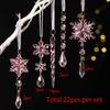 As Shown Acrylic Snowflake Exquisite Snowflake Patterns Lightweight Acrylic Material Festive Event Decoration For Baby Showers