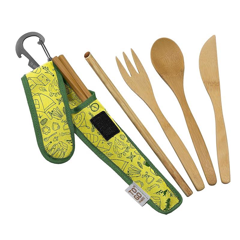 

To-Go Wear (To-Go Ware) bamboo cutlery kit happy camper 20200003904001